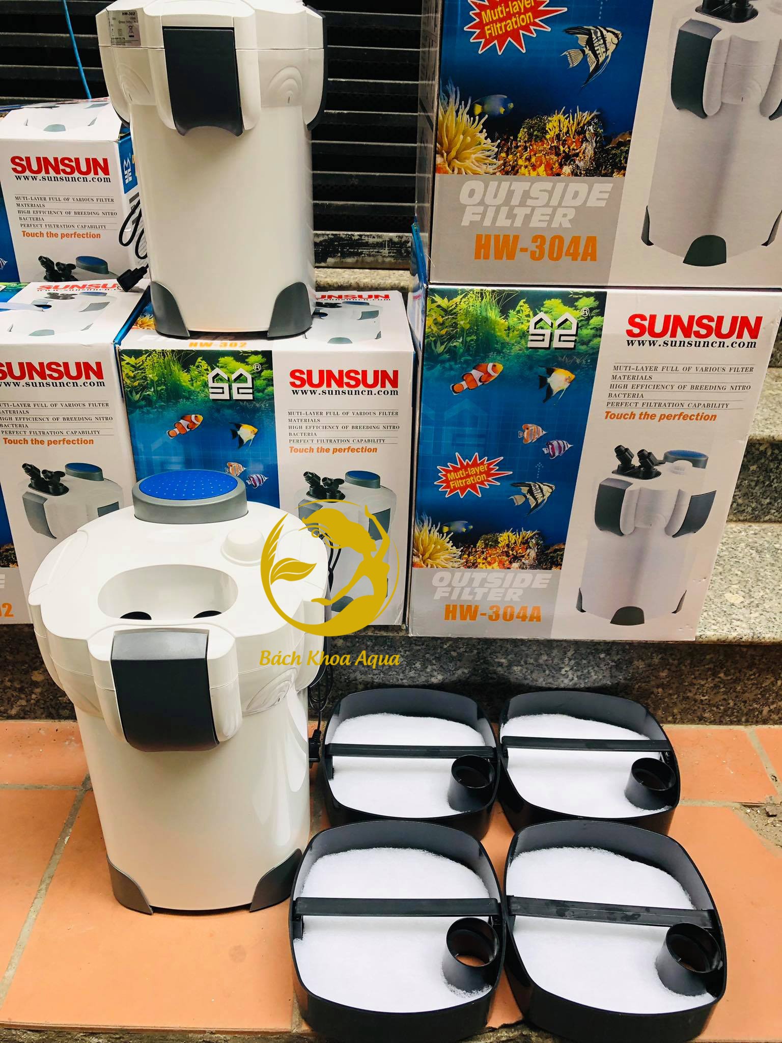 Lọc thùng SunSun HW-302A / HW-303A / HW-304A